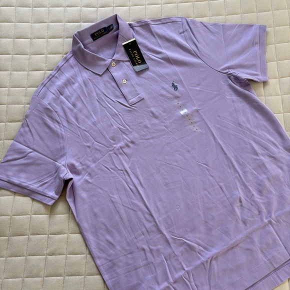 Polo by Ralph Lauren Men's Lavender Polo Shirt